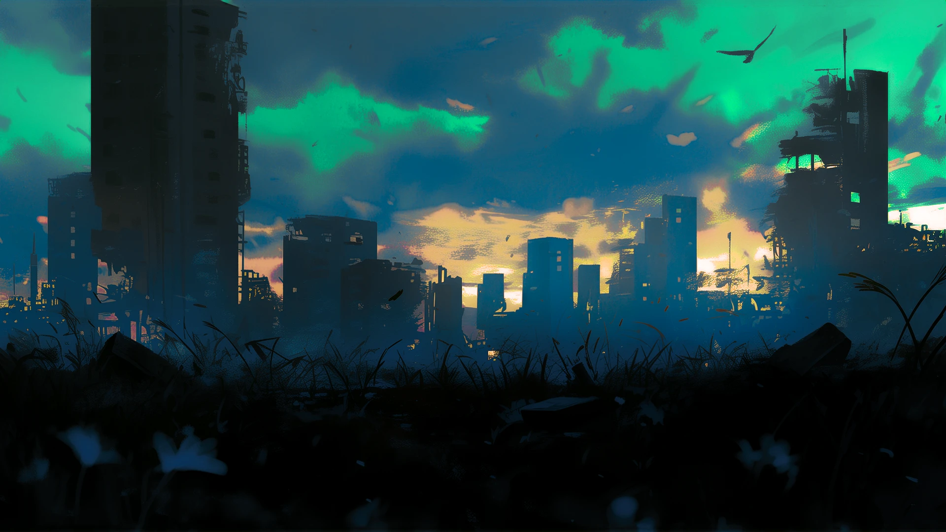 長雨の降る街2